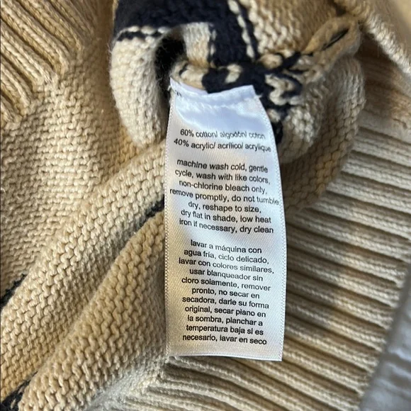 Nautica Jeans Medium Women’s Lake Crew Striped Cardigan - Picture 7 of 7